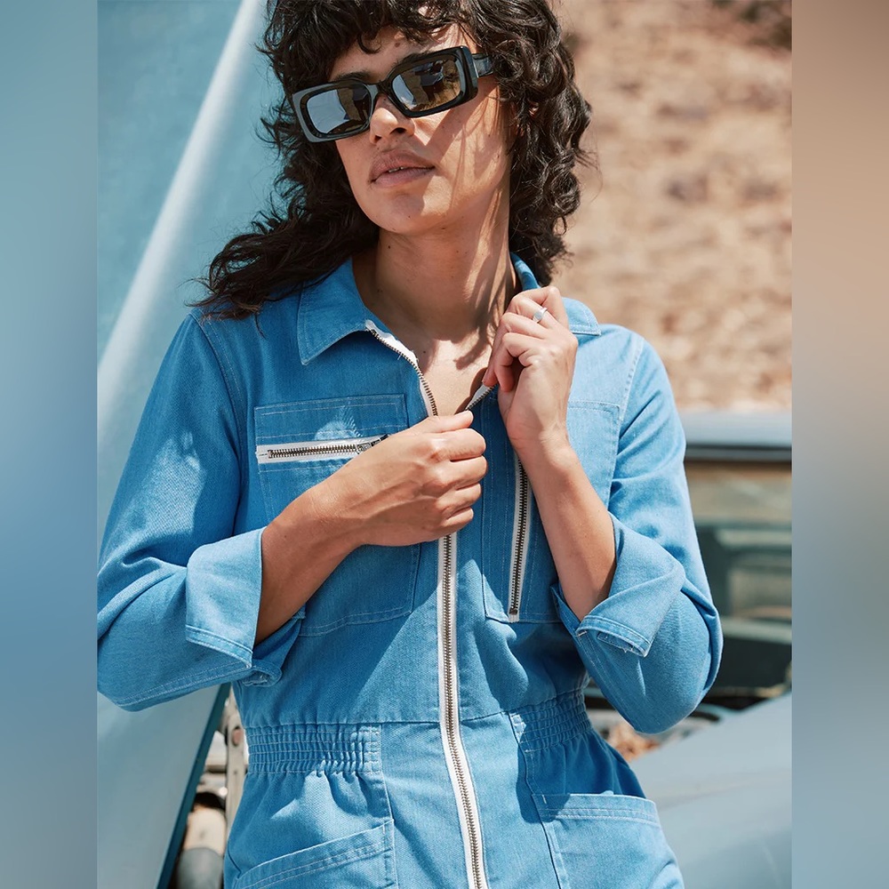 ATWYLD Denim JUMPSUIT STONE BLUE